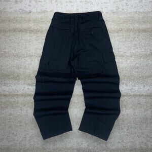 Vintage 90s Tru Spec Tactical Pants 28x30 Baggy Fit Jet Black Cargos Military